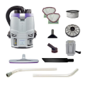 Image sur ProTeam - Aspirateur dorsal GoFit 3 sans fil avec accessoires Xover Multi-Surface deux pièces